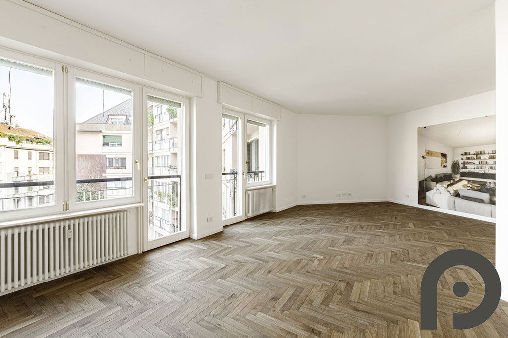 Milano (Porta Venezia) Ampio appartamento ristrutturato a nuovo