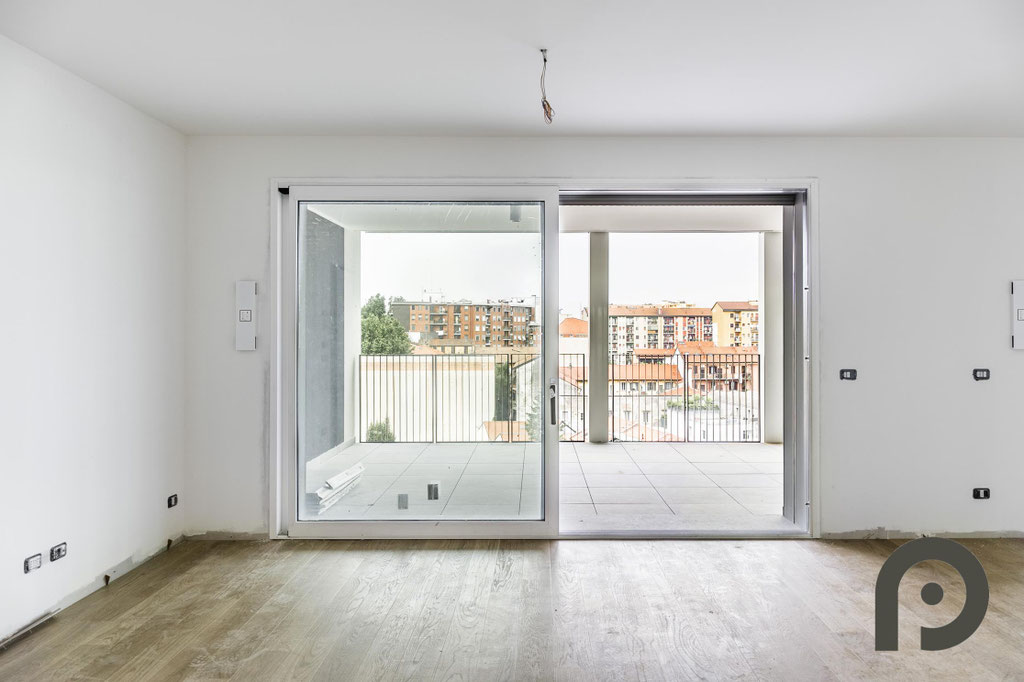 Milano (Lambrate) splendido trilocale in fase di ultimazione con ampio terrazzo