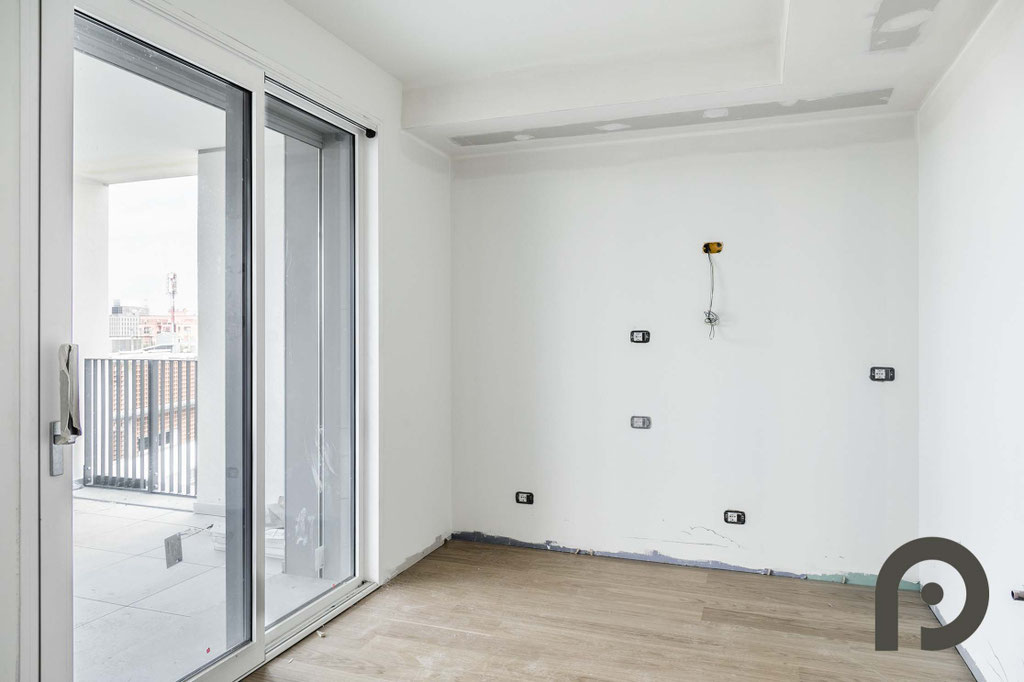 Milano (Lambrate) splendido trilocale in fase di ultimazione con ampio terrazzo